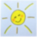 Sonne mit CSS-Filter blur(3px)